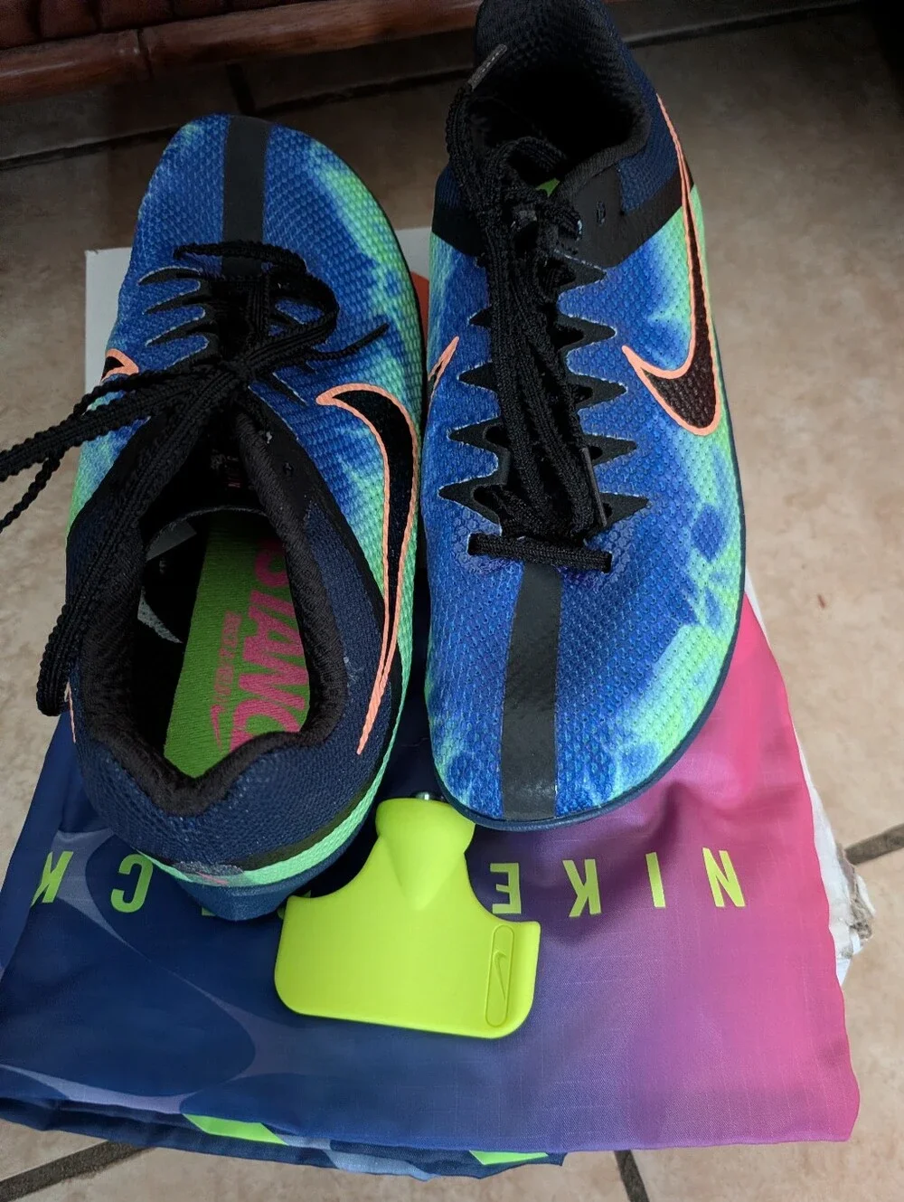 Nike Zoom Rival Distance Glam Dark Obsidian/Black Kids